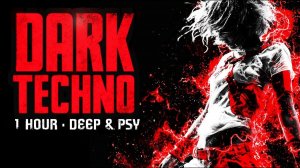 DARK TECHNO MIX | 1 Hour Deep & Psy Underground | Raw Visuals
