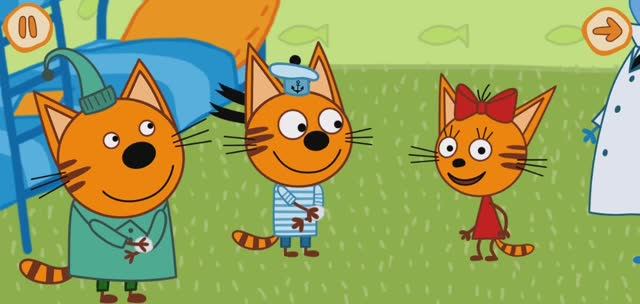 Три Кота Мультфильм Прививка для котят