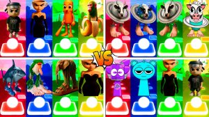 МЕГАМИКС КАПУЧИНО АССАСИНО 🆚 БАЛЕРИНА КАПУЧИНО 🆚 ДРУГИЕ БРЕЙНРОТ МЕМЫ | Tiles Hop №309-312