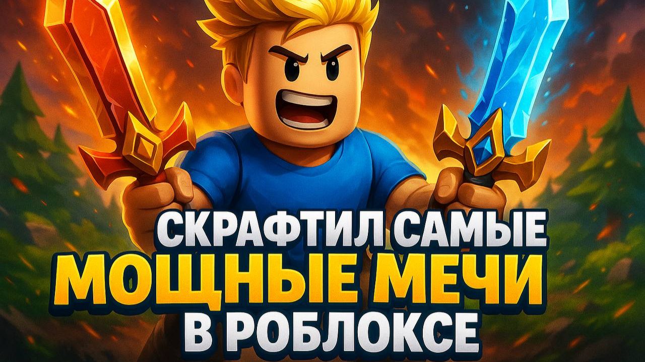 СКРАФТИЛ САМЫЕ МОЩНЫЕ МЕЧИ В РОБЛОКС!!!