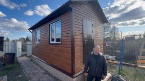 Обзор на Дачный домик 3/6м от компании Лесное раздолье Омск