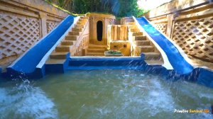 100 дневное строительство аквапарка в джунглях.