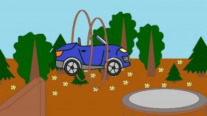 Мультики про машинки. Трасса первый заезд. Машины. Развивающие видео.