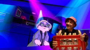 Пёсик с VRChat на бухевается в ВРЧате