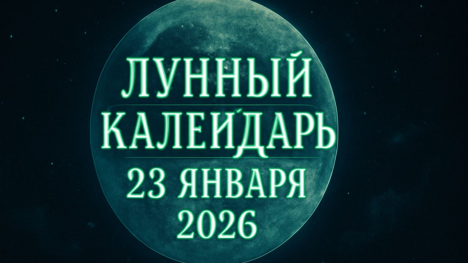 🌑 Лунный календарь на 23 января 2026 года: советы для успешного дня 🌙