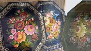 Тагильский поднос. Нижний Тагил - родина подносного промысла в России