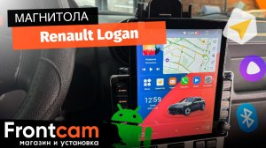 Магнитола Canbox H-Line 5611 для Renault Logan на Android в стиле Тесла