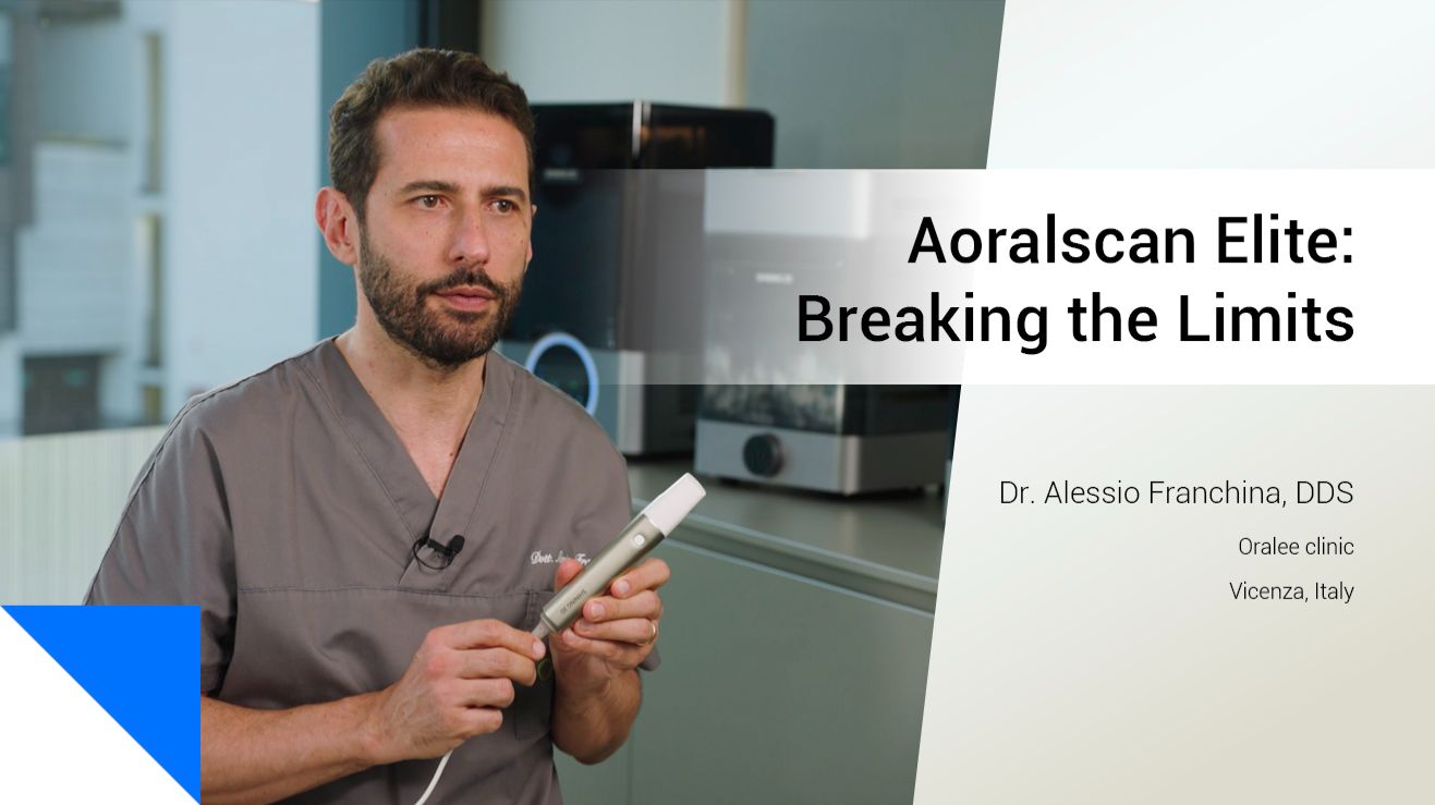 Отзыв о сканере Aoralscan Elite от доктора из Италии Алессио Франкина