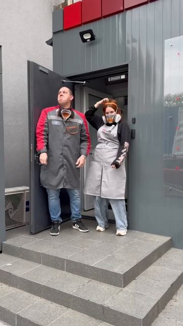 Наши технологи после тяжелого рабочего дня...