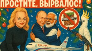 5.12.25 |"Простите, вырвалось!" №302| Путин в Индии, запреты всего от РКН, Долина в черной водолазке