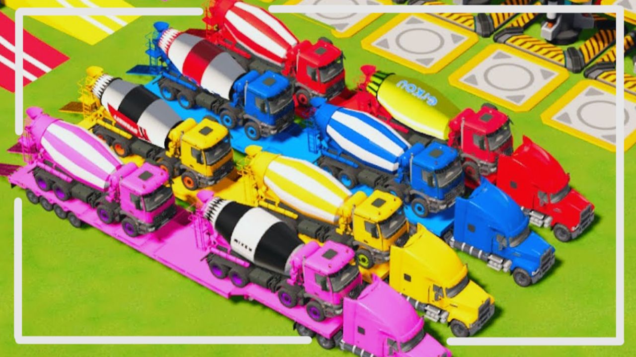 Мультики про машинки для детей. Яркие грузовики на дорогах проходят испытания. Мультики для малышей.
