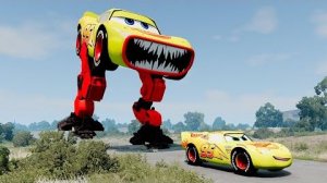 Эпический побег от Пожирателя Молний Маккуина, Пожирателя Экскаваторов, Пожирателя Двигатель Мэтра