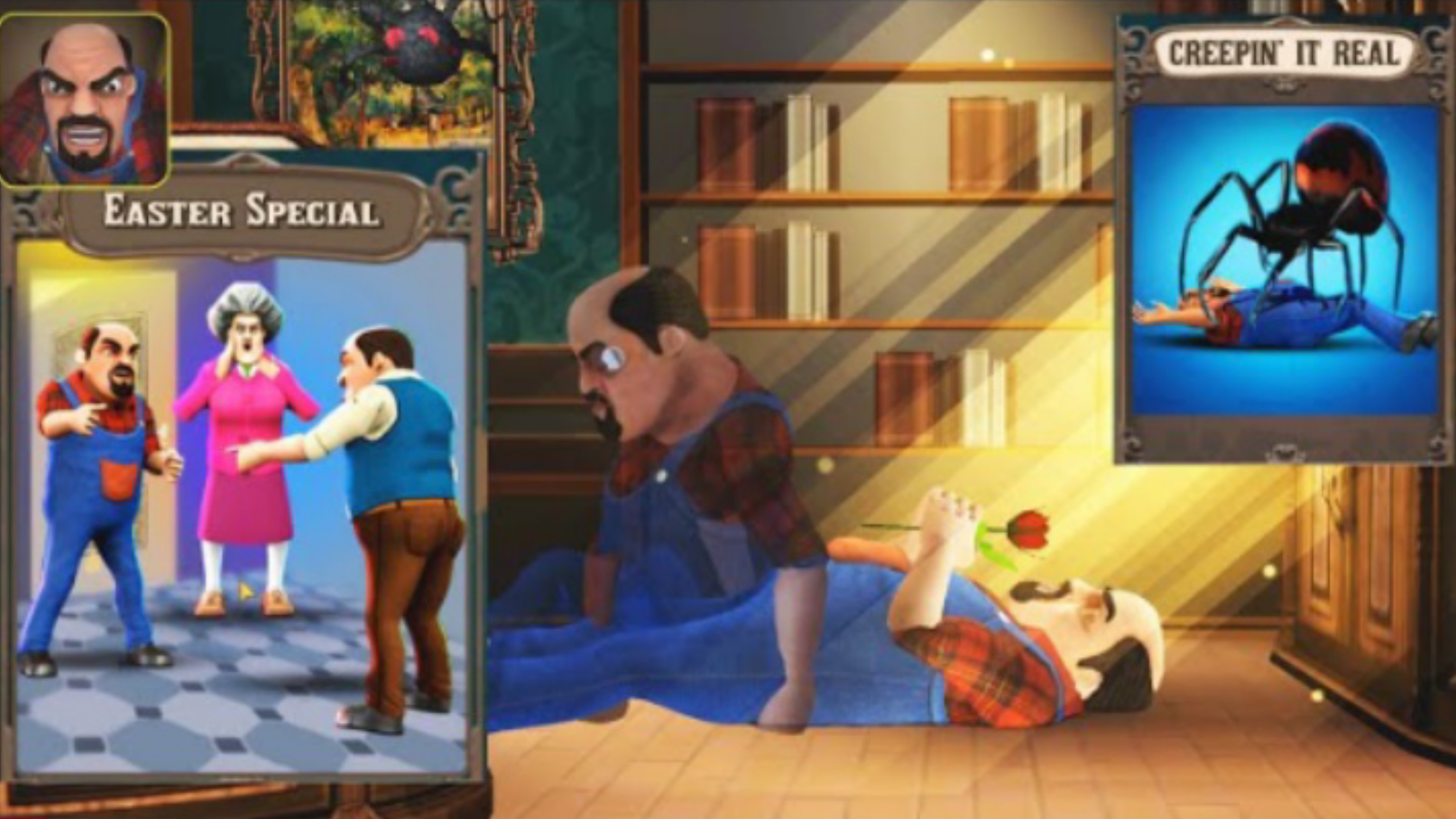 Scary Stranger 3D New Easter Special Chapter Gameplay Part 4 смотреть онлайн