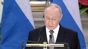 Заявление Президента Путина по итогам переговоров России и Индии