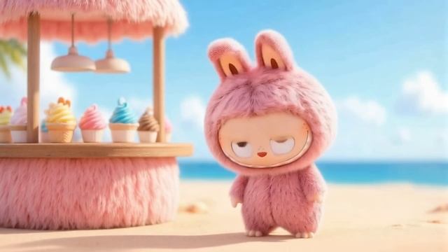 Мультик-Лабубу на пляже.Мультик ии смотреть онлайн