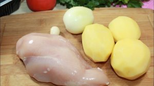 Муж просто обожает когда я так готовлю УЖИН. Просто курица и картошка, а получается супер вкусно.