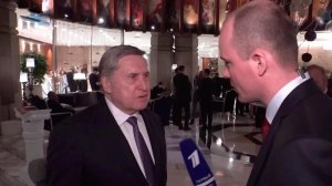 Ушаков в беседе с Первым каналом назвал одну из главных тем встречи Путина и Моди.