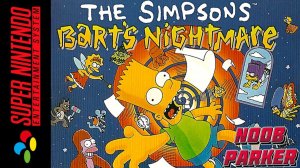 Simpsons Bart's Nightmare Super Nintendo Snes Ретро аркада