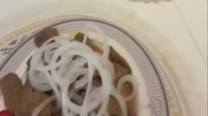 Обед, ужин. Тушеная говядина