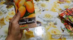 Наконец-то я получила посылочку с семенами, обзор томатов.