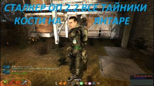 СТАЛКЕР ОП 2.2 ВСЕ ТАЙНИКИ КОСТИ НА ЯНТАРЕ