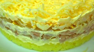 Ни одного ПРАЗДНИКА без этого салата. Наш Любимый САЛАТ с КУРИЦЕЙ, гости съедают его первым