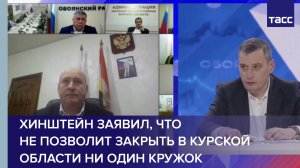 Хинштейн заявил, что не позволит закрыть в Курской области ни один кружок