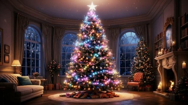 Ёлка, снеговик и кот  🎄 ⛄(Новогодняя песня)