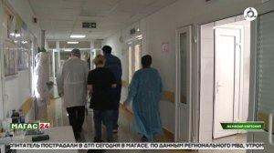 При въезде в Магас перевернулся школьный микроавтобус, есть пострадавшие