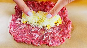 Советую СРОЧНО приготовить этот РУЛЕТ из ФАРША! Идеально подходит на Новый Год!