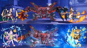 Genshin Impact: Как победить: Сверхтяжелый сухопутный крейсер Мобильная крепость (четверки)