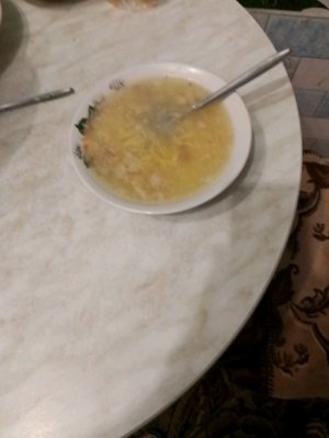 Суп с бараниной.