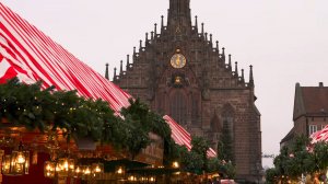 🇩🇪 Нюрнберг, Крайсткиндлсмаркт 🇩🇪 | Отличная дневная пешая экскурсия, 4K HDR