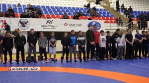 В  спорткомплексе  селения Ахты прошел  турнир по вольной борьбе «Кубок ЛЕКИ»