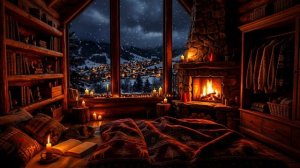 Камин и Вьюга. Звуки Уютной Зимы для Сна, Отдыха и Медитации