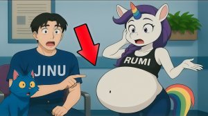 Руми единогор беременна от Джину. Какой ребенок родится, волшебник или демонолог?