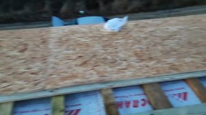 Монтаж плоской крыши.