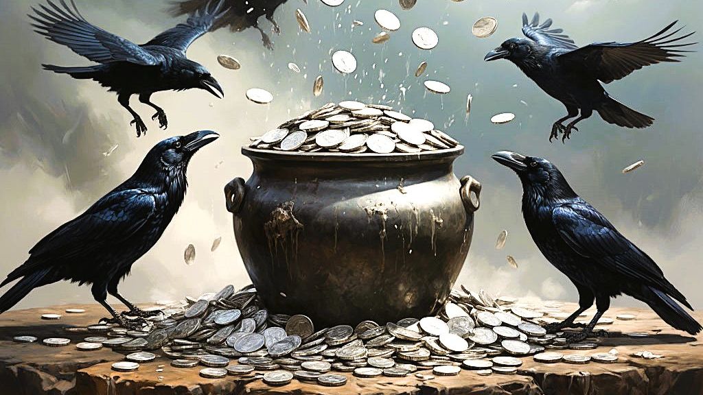 Глава 6. «Вороны с разбойничьей горы» —  «Чудесное путешествие Нильса с дикими гусями». смотреть онлайн