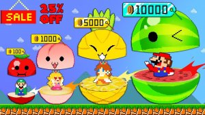 🍉Марио и арбузная игра! Что из этого получится никто не знает!