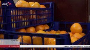 На прилавках магазинов появились мандарины