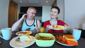 Мукбанг избавилась от ХАНДРЫ и ДППРЕССИИ на море в Таиланде! Пусть другие БЕСЮЦА) Завтрак в Паттайе