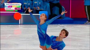 Шешелева и Карнаухов прыгнули каскад из трех тройных прыжков на Кубке Первого канала