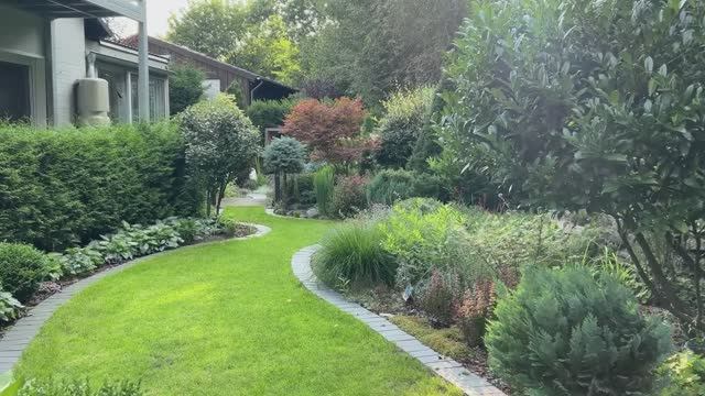 ОБЗОР ЧАСТНОГО САДА В ГЕРМАНИИ  С ОКСАНОЙ АЙСЛЕР