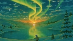 Северное сияние 🌙. Танец неба - Мультфильм о доброте