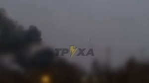 Пожар после работы «Гераней» в Луцке.