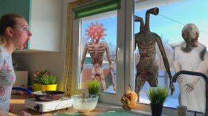 Сиреноголовые монстры пришли ко мне на блины в реальной жизни