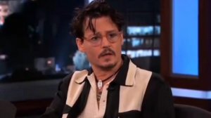 Джонни Депп в шоу Джимми Киммела, 2014 год