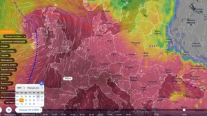 Мощный вынос тропического воздуха в Европу с 8-9 декабря. Прогноз погоды