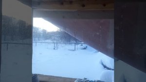 Зима Мягкие Окна Беседка