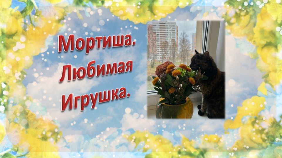 Мортиша. Любимая игрушка.